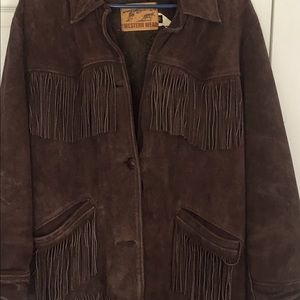 Vintage Western 1970’s Suede Jacket